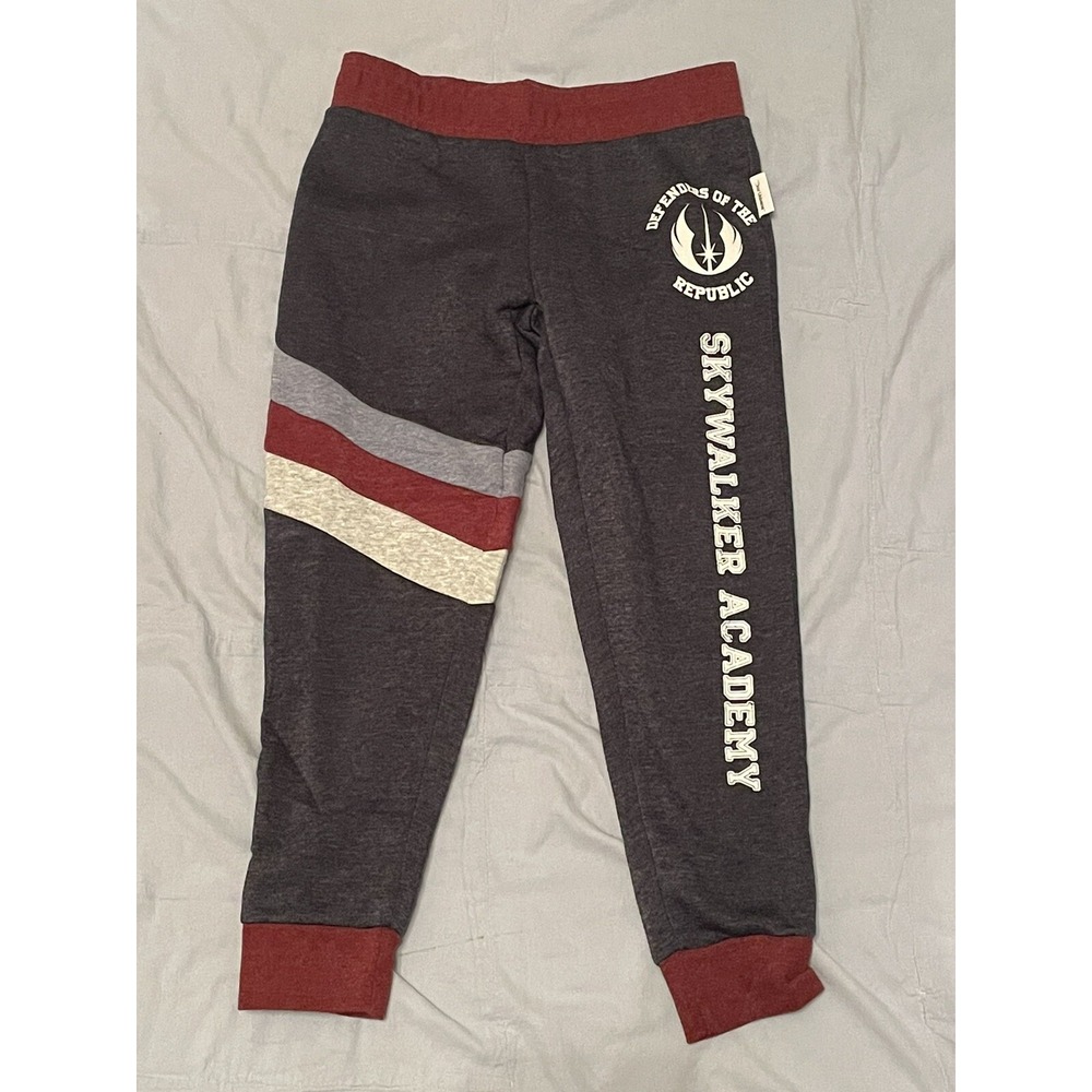 NEW Walt Disney Star Wars Youth‎ Sweat Pants Skywalker Academy in Size Medium